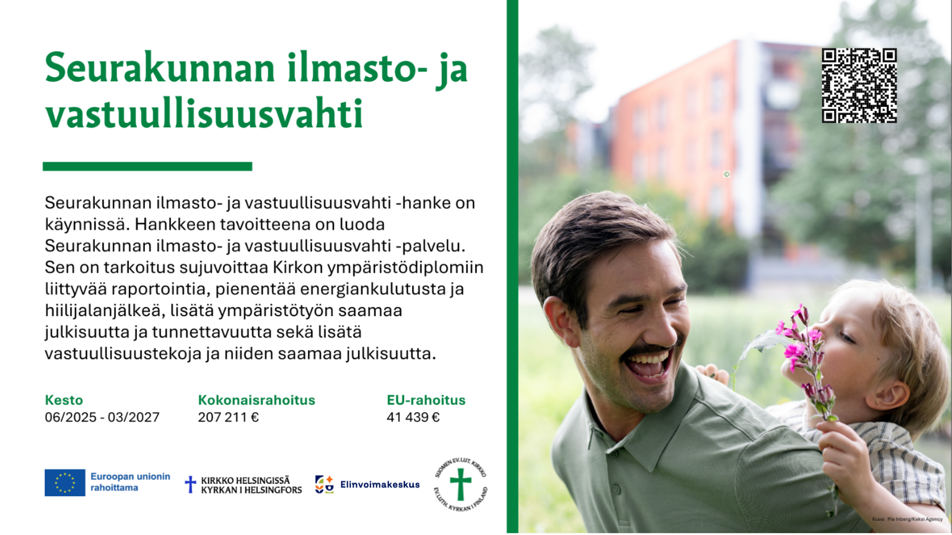 Seurakuntien ilmasto- ja vastuullisuusvahtihanke