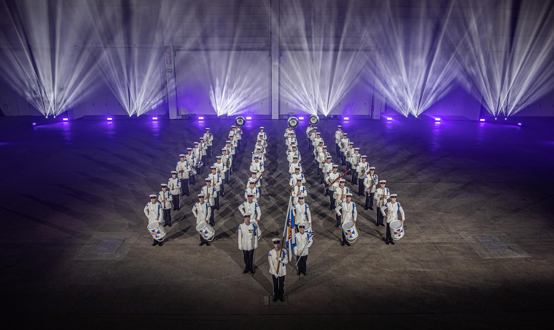 Kaartin soittokunta, kuva Puolustusvoimat, Roope Pöllänen