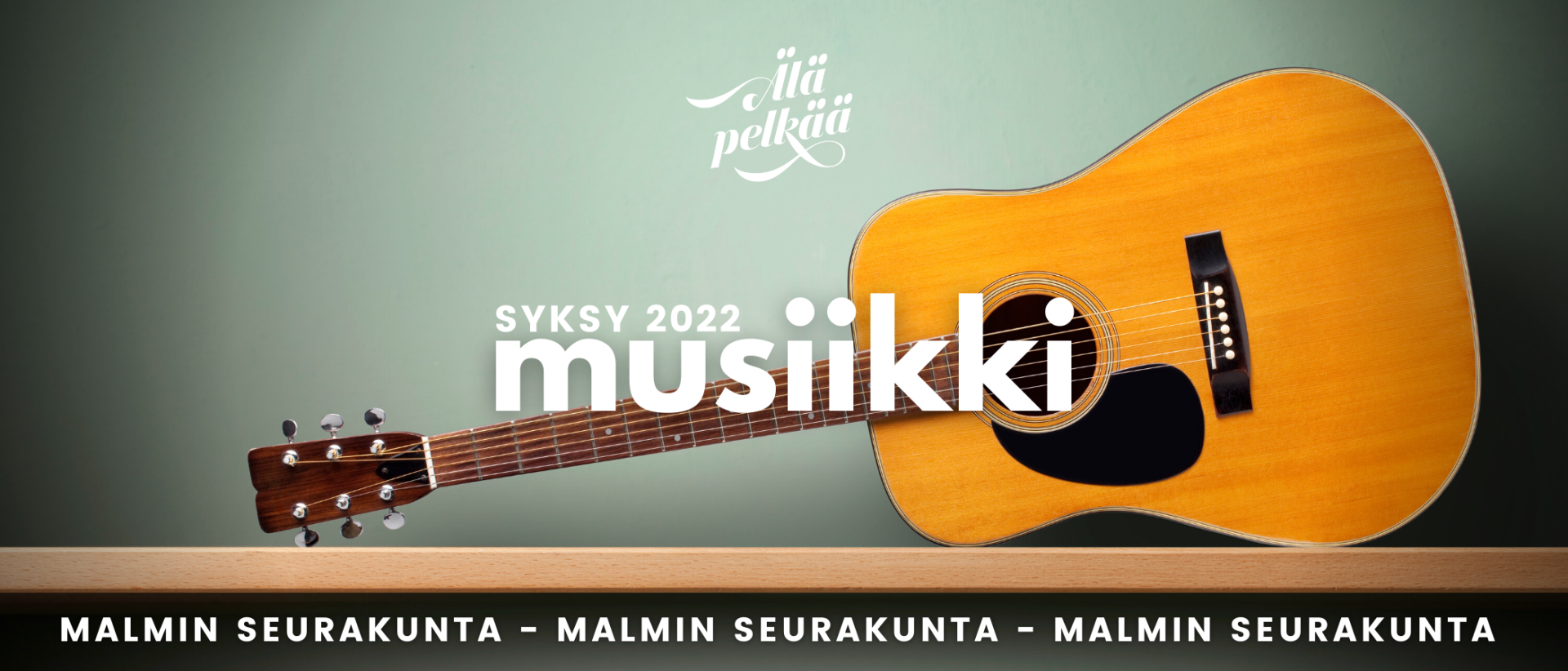 Kitaran kuva ja teksti Malmin seurakunta musiikki syksy 2022
