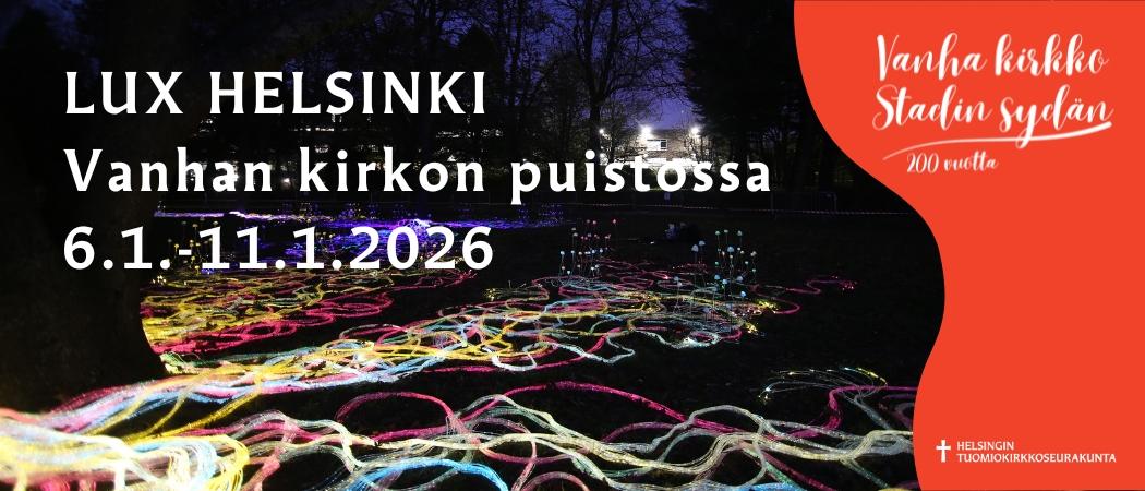 Lux Helsinki 2026 Vanha kirkko