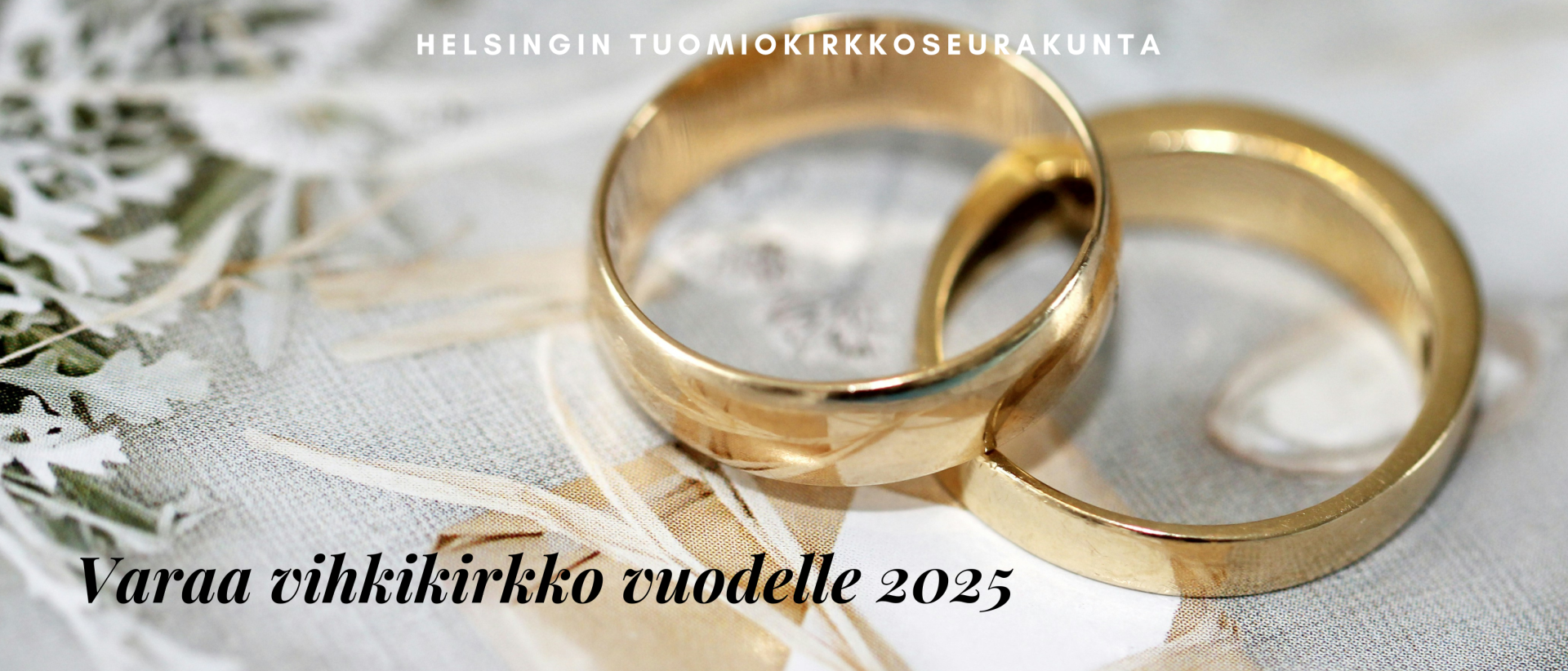 Varaa vihkikirkko vuodelle 2025