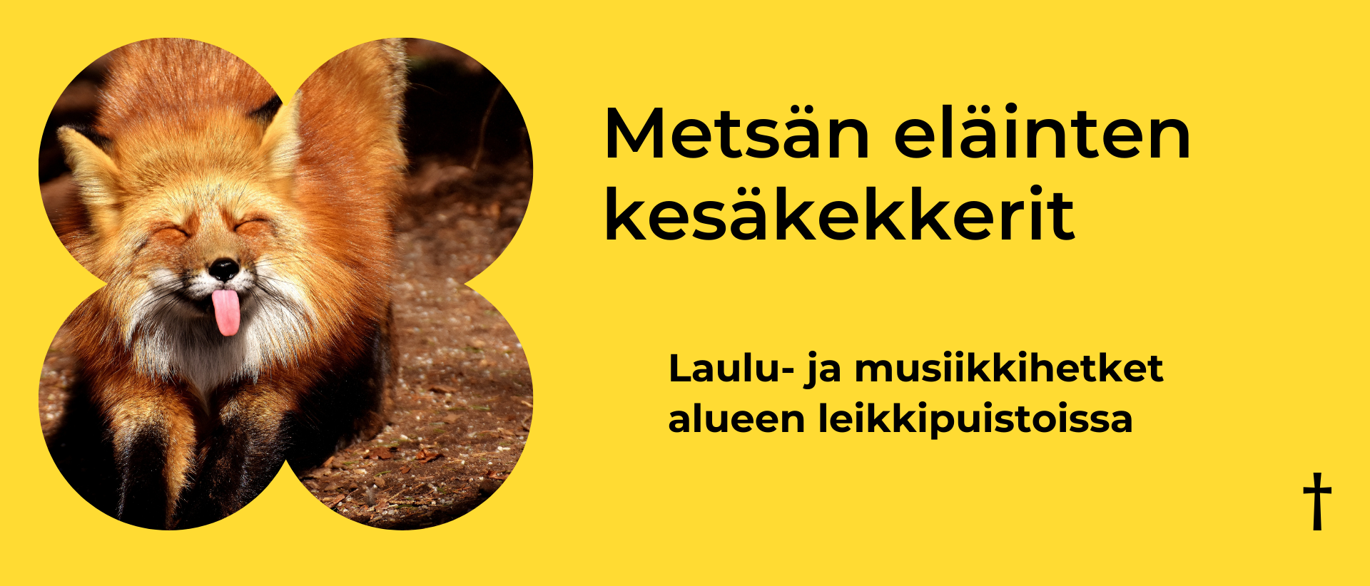 kuvassa kettu näyttää kieltä