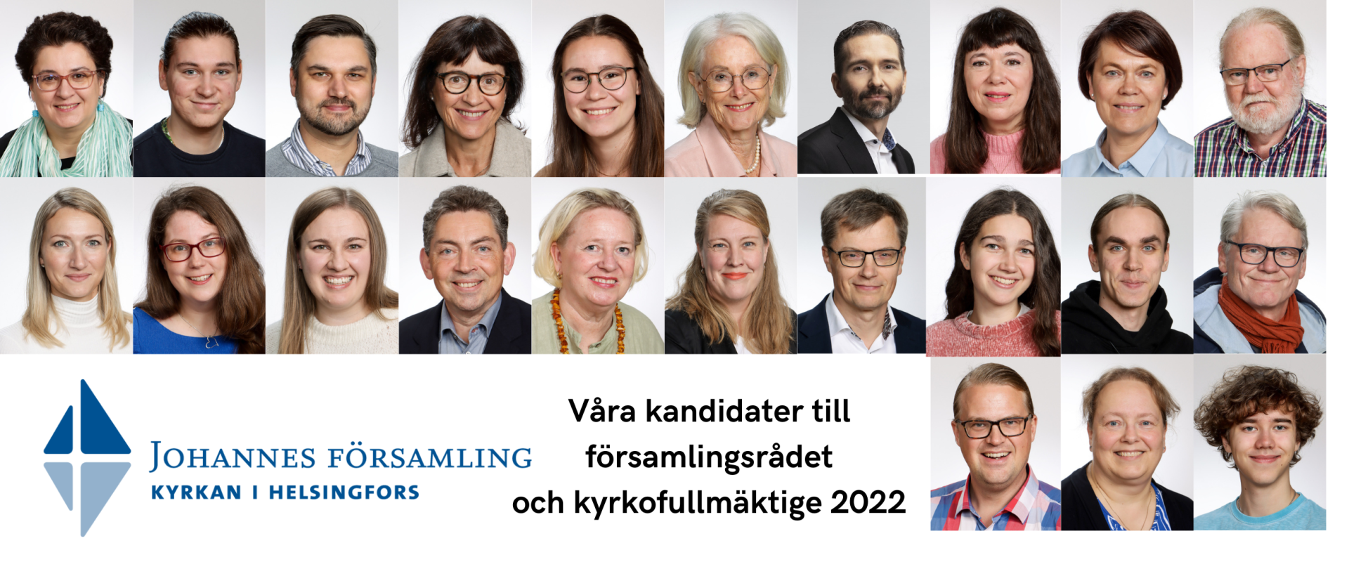 porträtt av kandidaterna till församlingsvalet, alla