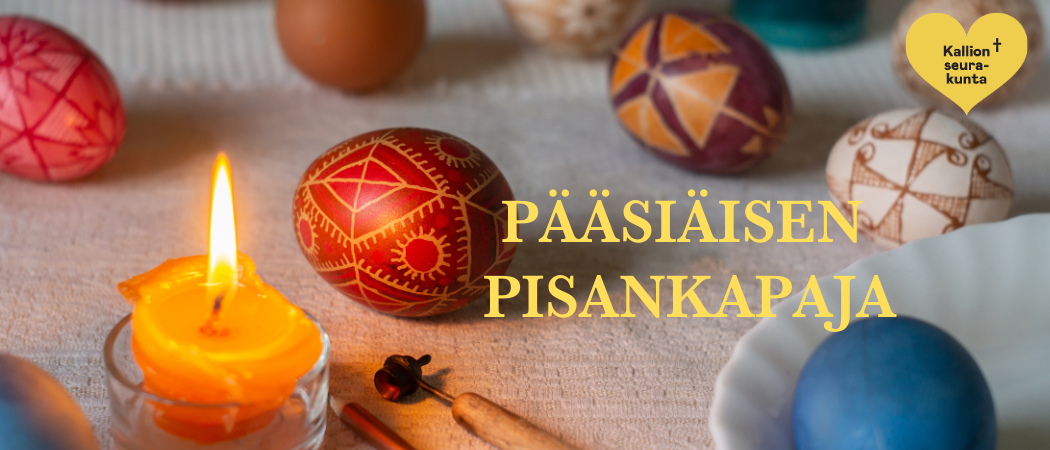 P&auml;&auml;si&auml;isen Pisankapaja. Kuvassa Pisanka-maalattuja munia.
