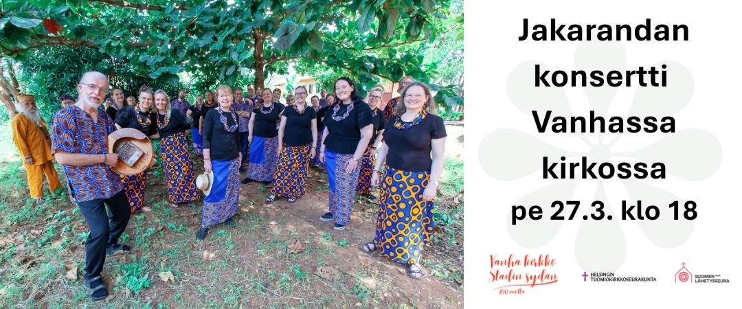 Jakaranda Vanhassa kirkossa pe 27.3. klo 18