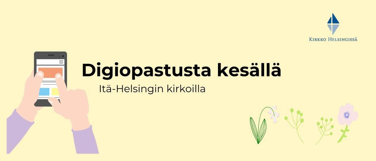 Bannerikuva: Digiopastusta kesällä Itä-Helsingin kirkoilla