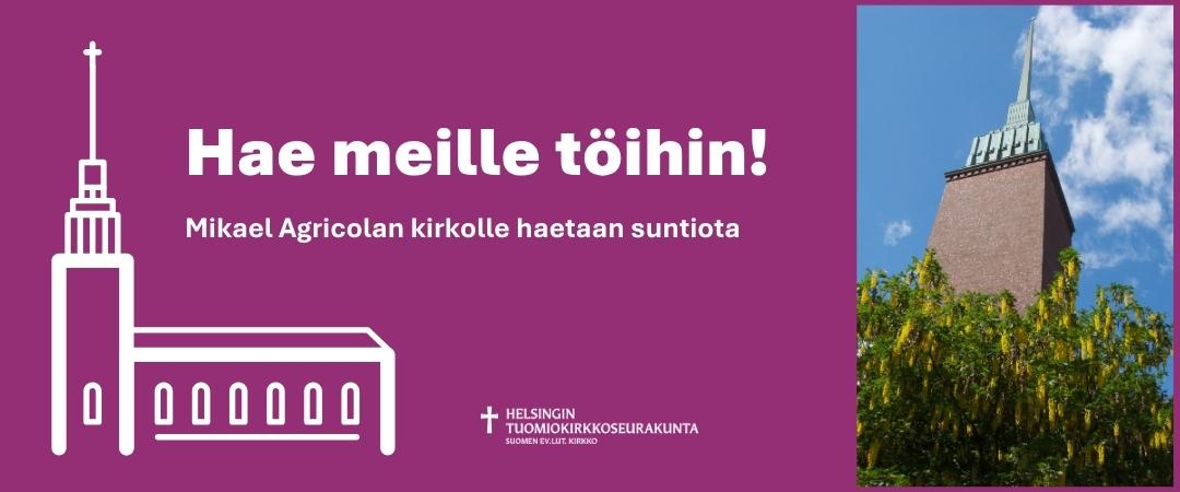 Mikael Agricolan kirkolle haetaan suntiota