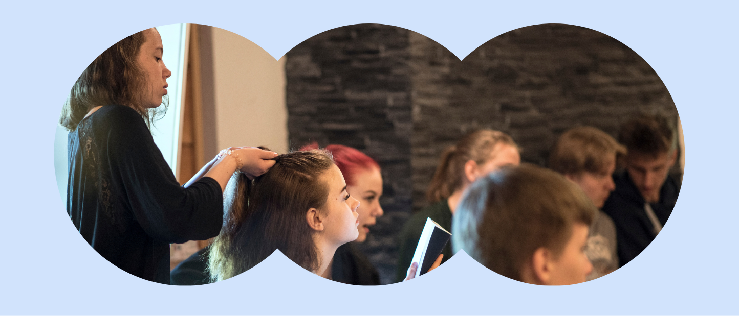 nuoria Lohirannan leirikeskuksessa