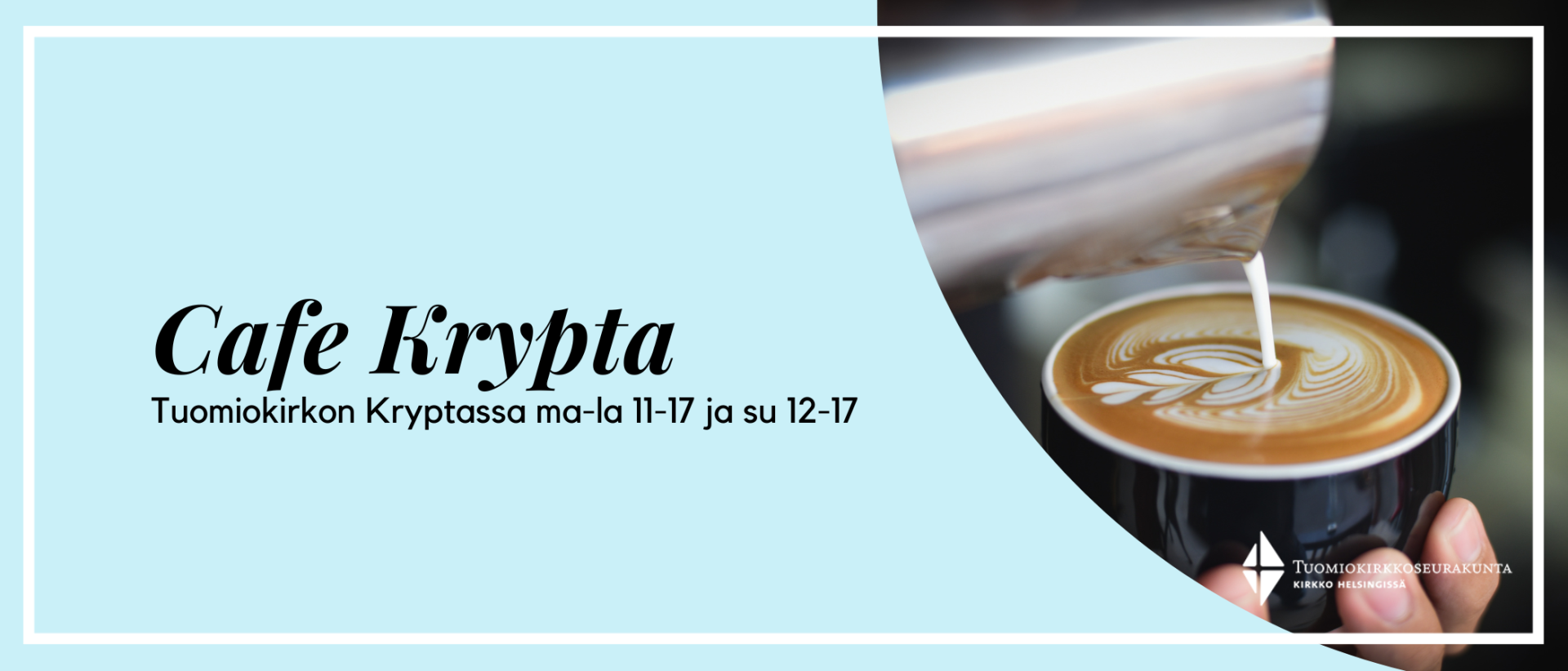 Cafe Krypta palvelee kesän ajan Tuomiokirkossa vierailijoita