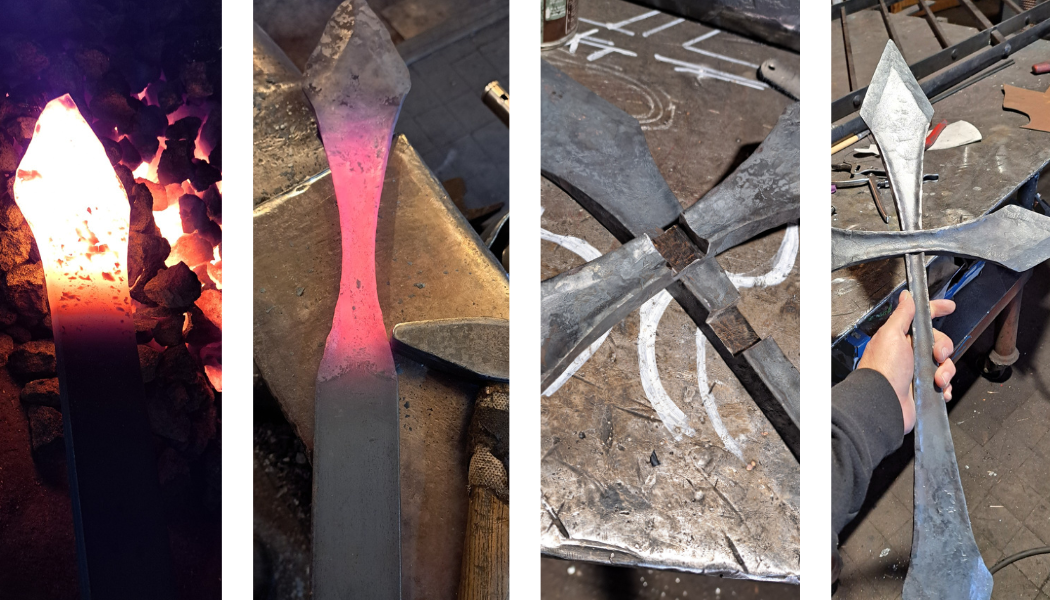 Taottu risti ja sen valmisvaiheet