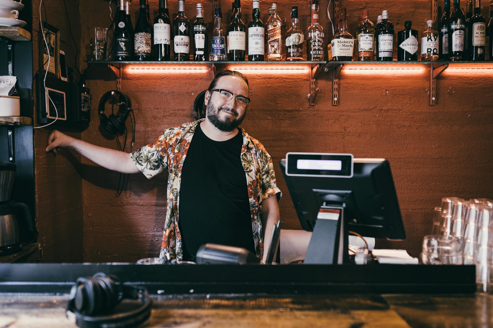 Baarimikko Risto Paalanen bar Pulmussa.