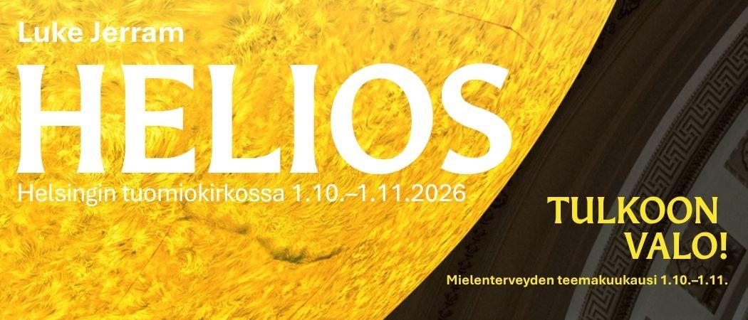 Luke Jerramin Helios teos ja Tulkoon Valo teemakuukausi
