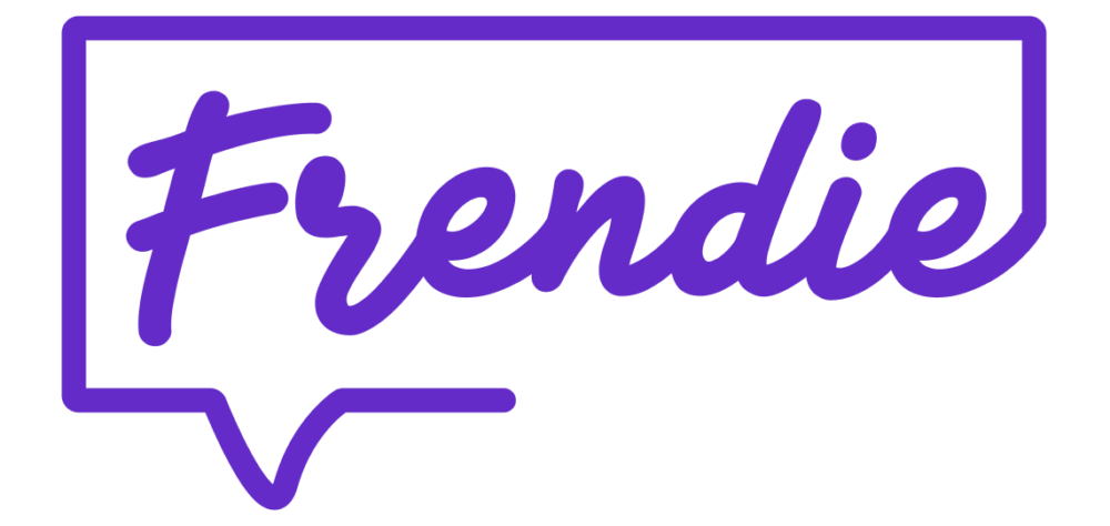 Kuvassa on logo, jossa lukee Frendie
