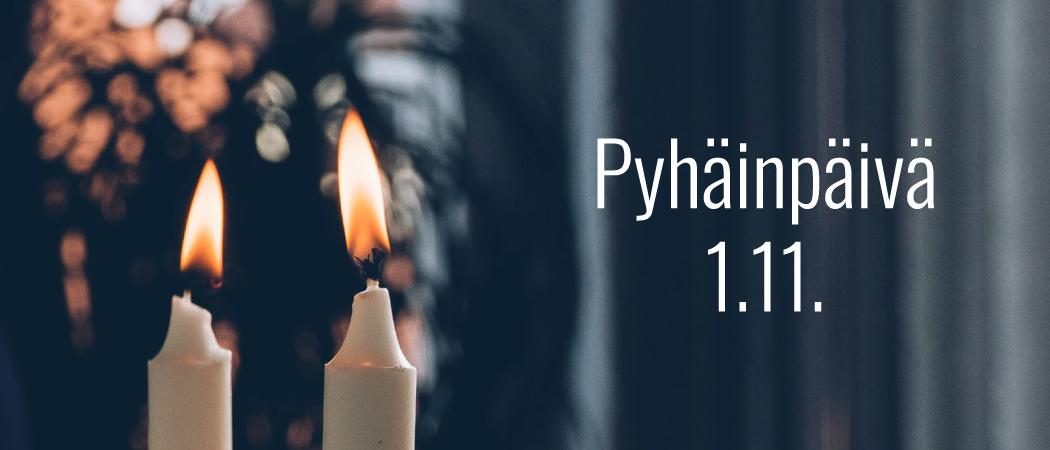 Kaksi palavaa kynttilää.