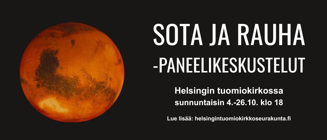 Mars sota ja rauha paneelikeskustelut