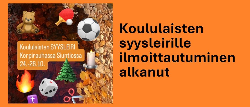 koululaisten syysleiri 2025