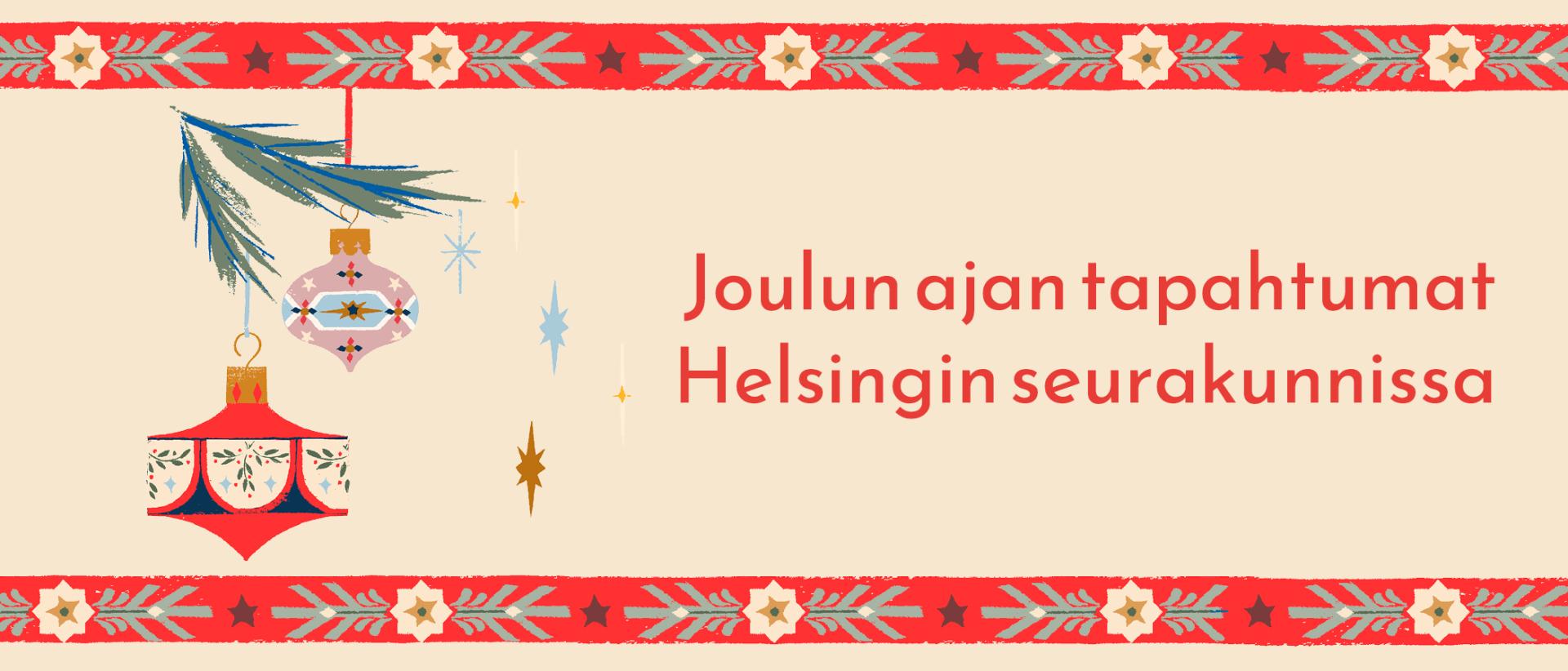 Piiretty kuva joulusta